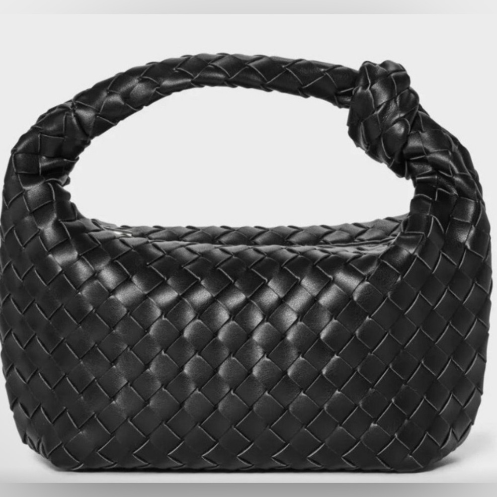 NWOT a new day Black Woven Mini Bag